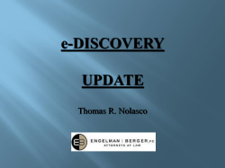 e-Discovery