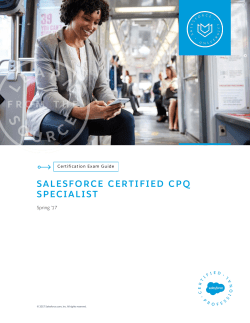 salesforce certified cpq specialist