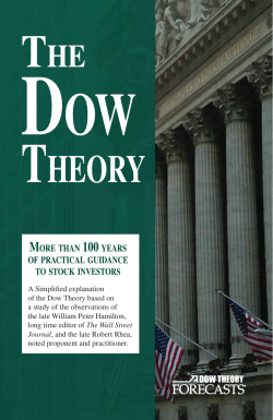 theory - Dow Theory Forecasts