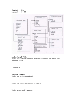Chapter 4 - Lecture 2