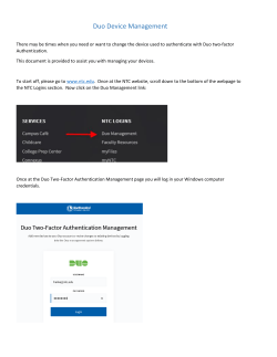 Duo Device Management