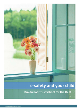 e-safety and your child