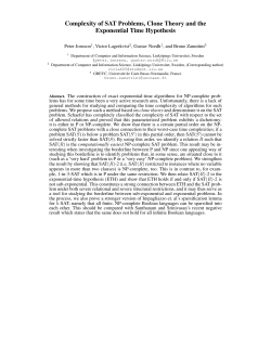 Complexity of SAT Problems, Clone Theory and
