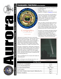 Cosmigraphics: Book Review by Steve Mastellotto