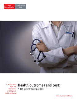 Outcomes and cost a 166-country comparison.indd