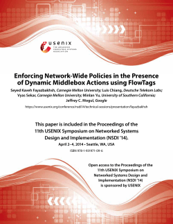 Enforcing Network-Wide Policies in the Presence of