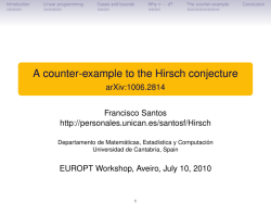 A counter-example to the Hirsch conjecture