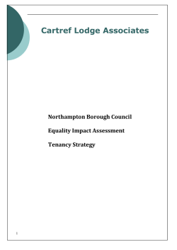 Equality Impact Assessment - Northampton Borough Council