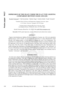 Impression Of The Space Under The Flat Type Lighting