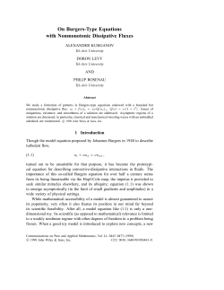 On Burgers-Type Equations with Nonmonotonic Dissipative Fluxes