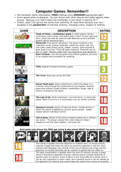 Computer Games: Remember!!