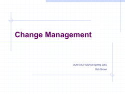 Change Management