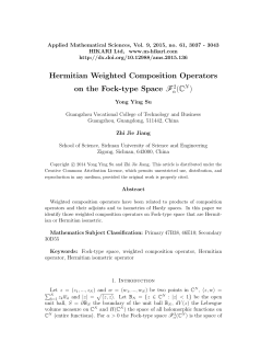 Hermitian Weighted Composition Operators on the Fock