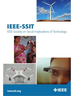 ieee society on social implications of technology