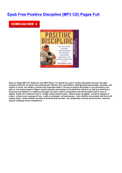 Epub Free Positive Discipline (MP3 CD) Pages Full
