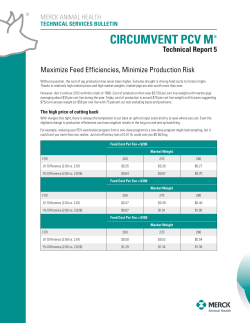 circumvent pcv m - Merck Animal Health