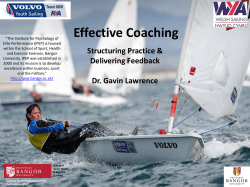 Skill acquisition/coaching process