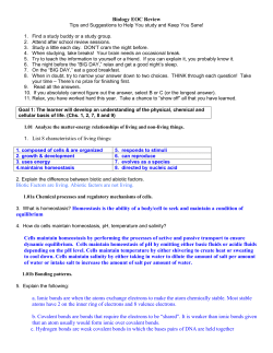 Biology Review - susanpittinaro