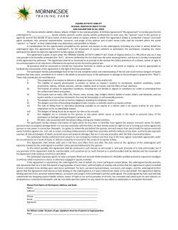 EQUINE ACTIVITY LIABILITY RELEASE, WAIVER OF RIGHT TO