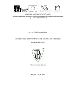 Inovace studia obecn&eacute; jazykovědy a teorie komunikace ve