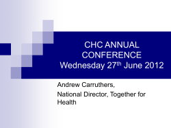 CHC ANNUAL CONFERENCE1