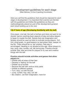 Practice should include activities and games that allow players to