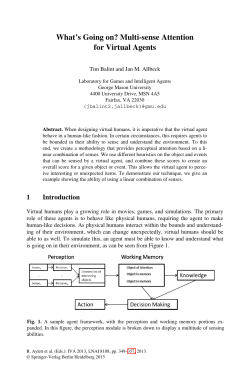 Multi-sense Attention for Virtual Agents