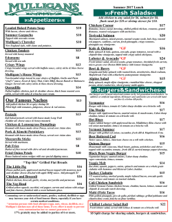 Lunch 17 sum - Stratton Mountain Resort