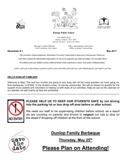 May 2017 - Dunlop Public School