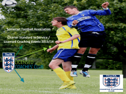 Somerset Football Association Charter Standard In