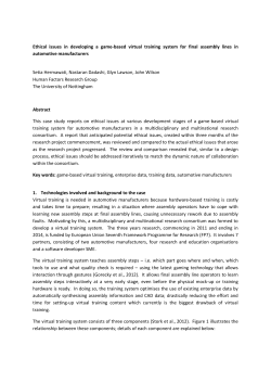 Ethical issues in developing a game