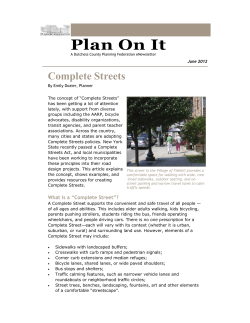 Complete Streets - Dutchess County Government