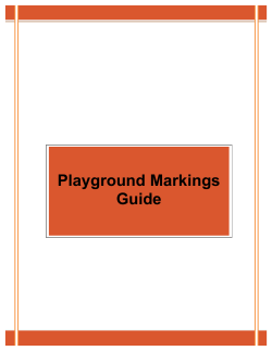 Playground Markings Guide - University of Texas School of Public