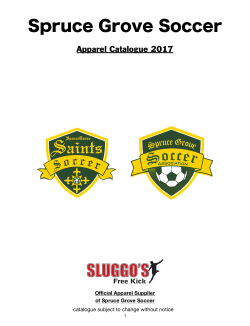 Spruce Grove Soccer - Sluggo`s Free Kick