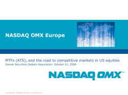 MPS 2008 - Nasdaq OMX pr&aelig;sentation US