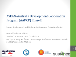 Presentation: Session 7