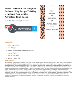 Ebook The Design of Business: Why