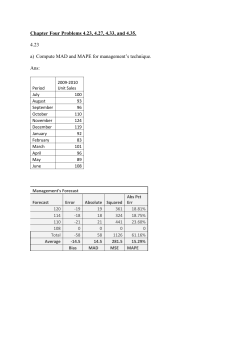 Chapter Four Problems 4.23, 4.27, 4.33, and 4.35. 4.23 a) Compute