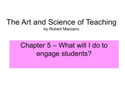The Art and Science of Teaching by Robert