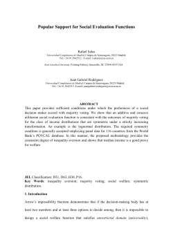 Popular Support for Social Evaluation Functions