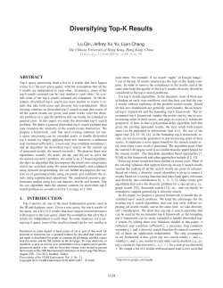 Diversifying Top-K Results