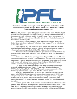 Professional Futsal League ready to launch throughout the United