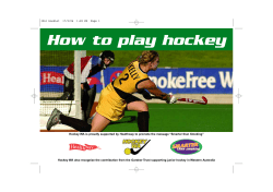 How to play hockey - Kings Langley Hockey Club