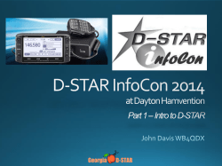 D-STAR Basics - D