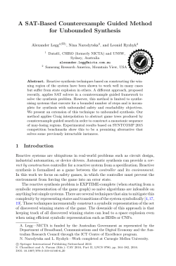A SAT-Based Counterexample Guided Method for
