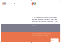 An introductory guide to the key terms and interagency initiatives in