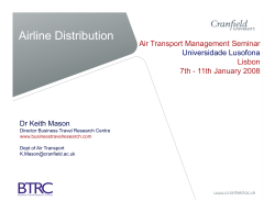 Airline Distribution
