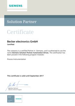 Siemens Solution Partner