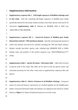 Supplementary procedures and discussion