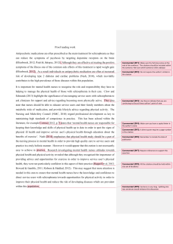 Proof reading work Antipsychotic medications are often